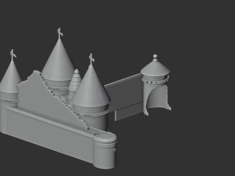 Bitchfield Castle 3D Model