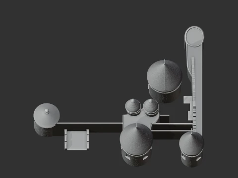 Bitchfield Castle 3D Model