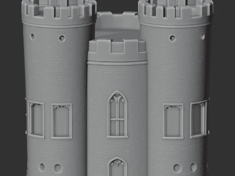 Blaise Castle 3D Model