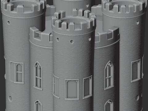 Blaise Castle 3D Model