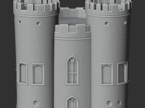Blaise Castle 3D Model