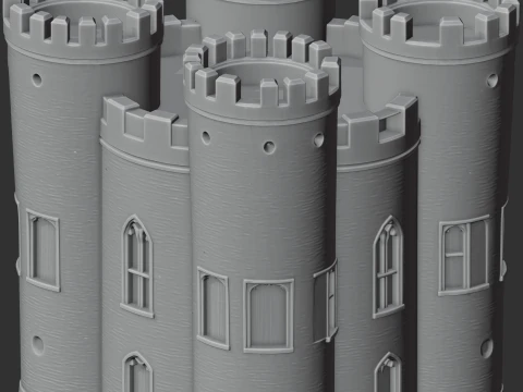 Blaise Castle 3D Model