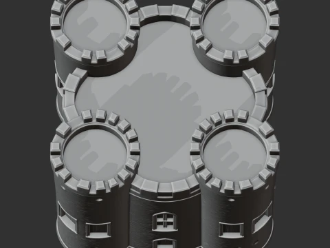 Blaise Castle 3D Model