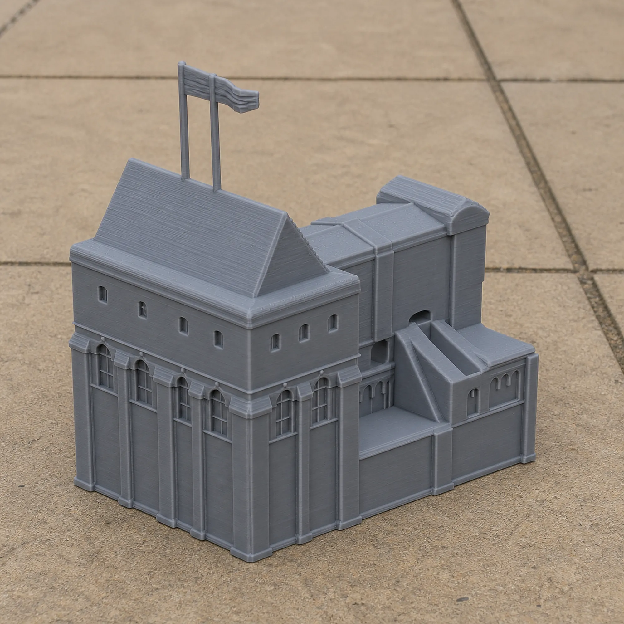 Castle Rising castle 3D Model .c4d .max .obj .3ds .fbx .stl .blend 