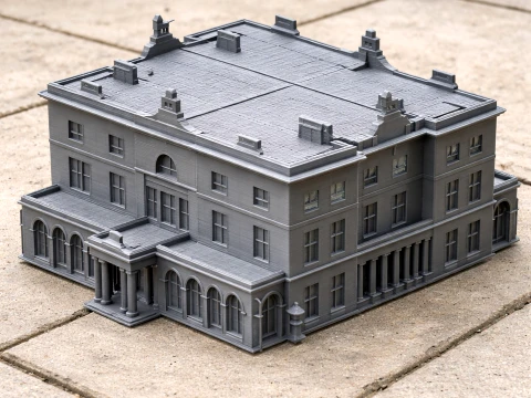 Corby Castle 3D Model
