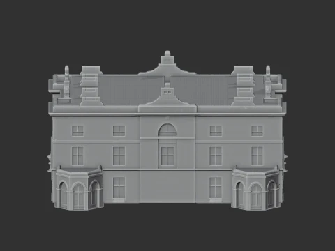 Corby Castle 3D Model