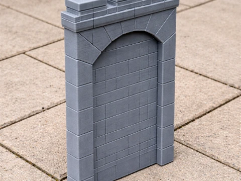 방어벽 3D 모델