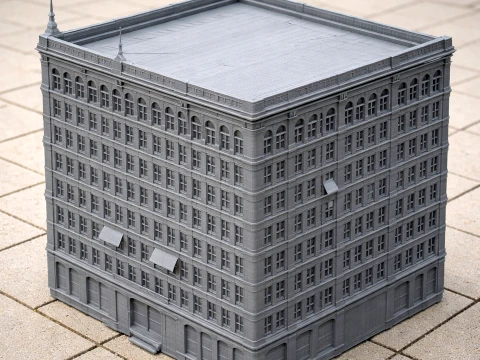 Early skyscrapers 3D Model
