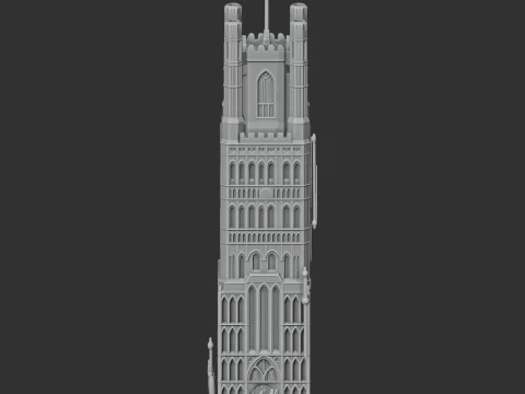 Ely Castle 3D Model