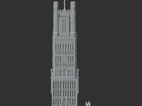 Ely Castle 3D Model