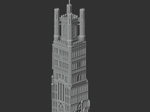 Ely Castle 3D Model