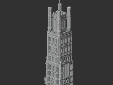 Ely Castle 3D Model