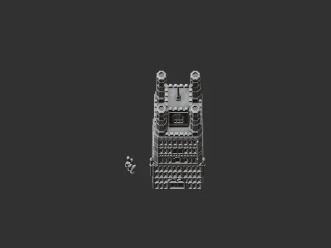 Ely Castle 3D Model