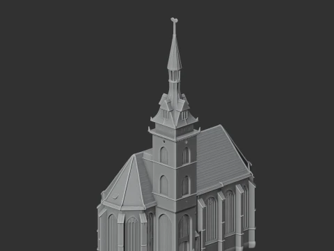 Evangelical-Lutheran Church in Wrttemberg 3D Model