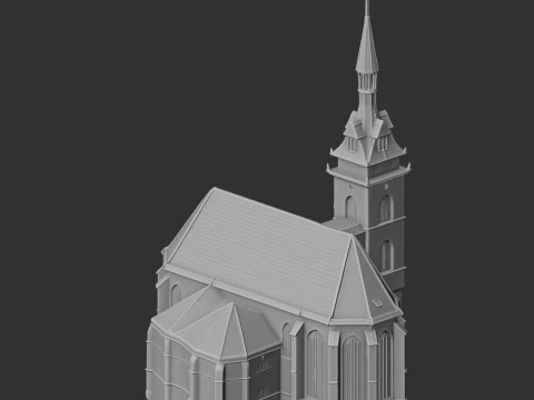 Evangelical-Lutheran Church in Wrttemberg 3D Model