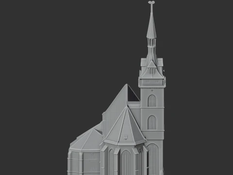 Evangelical-Lutheran Church in Wrttemberg 3D Model