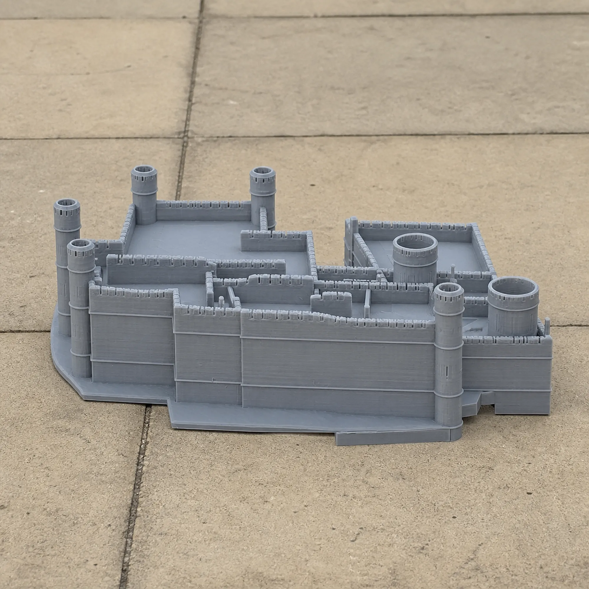 Chichester Castle 3D Model .c4d .max .obj .3ds .fbx .stl .blend 