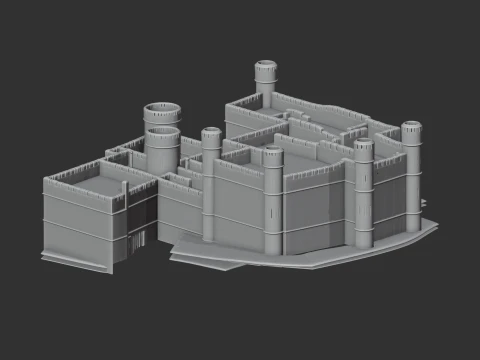 Chichester Castle 3D Model