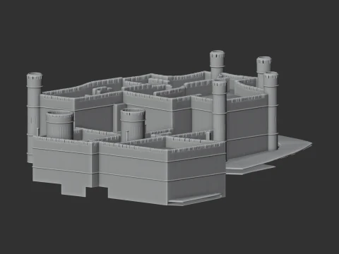 Chichester Castle 3D Model