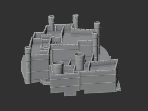 Chichester Castle 3D Model