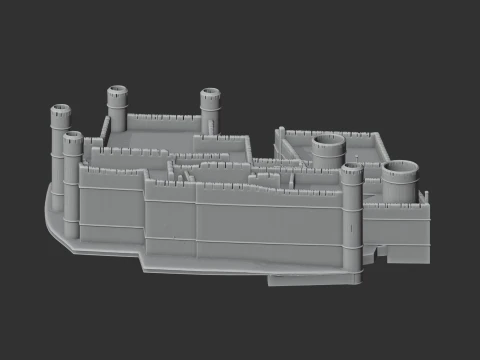 Chichester Castle 3D Model