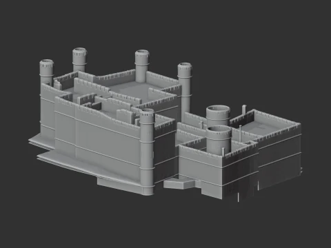 Chichester Castle 3D Model