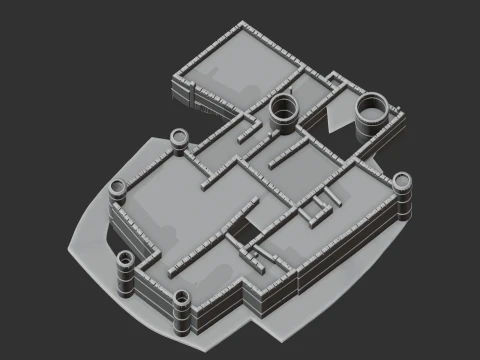 Chichester Castle 3D Model