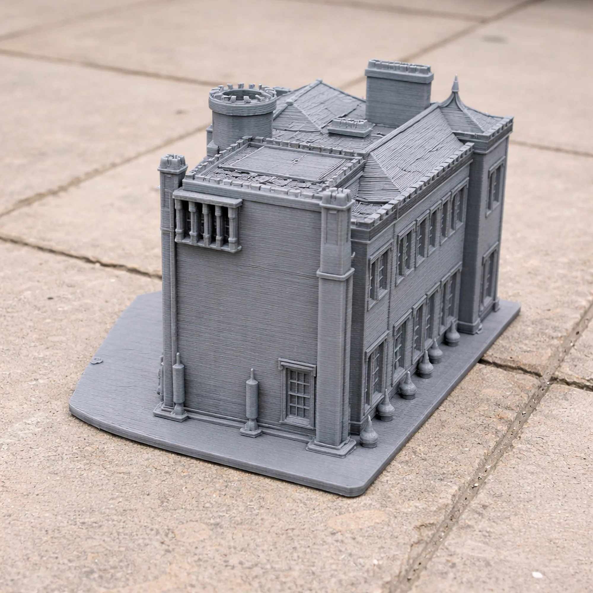 Ewyas Harold Castle 3D Model .c4d .max .obj .3ds .fbx .stl .blend 