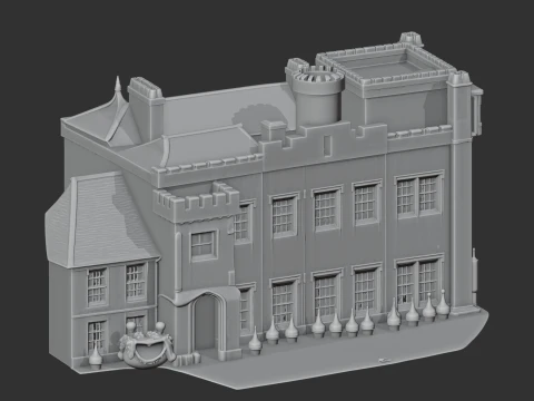 Ewyas Harold Castle 3D Model