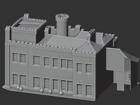 Ewyas Harold Castle 3D Model