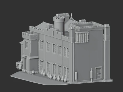 Ewyas Harold Castle 3D Model