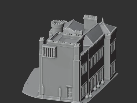 Ewyas Harold Castle 3D Model