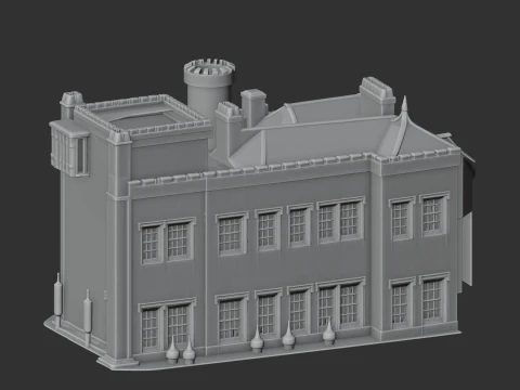 Ewyas Harold Castle 3D Model