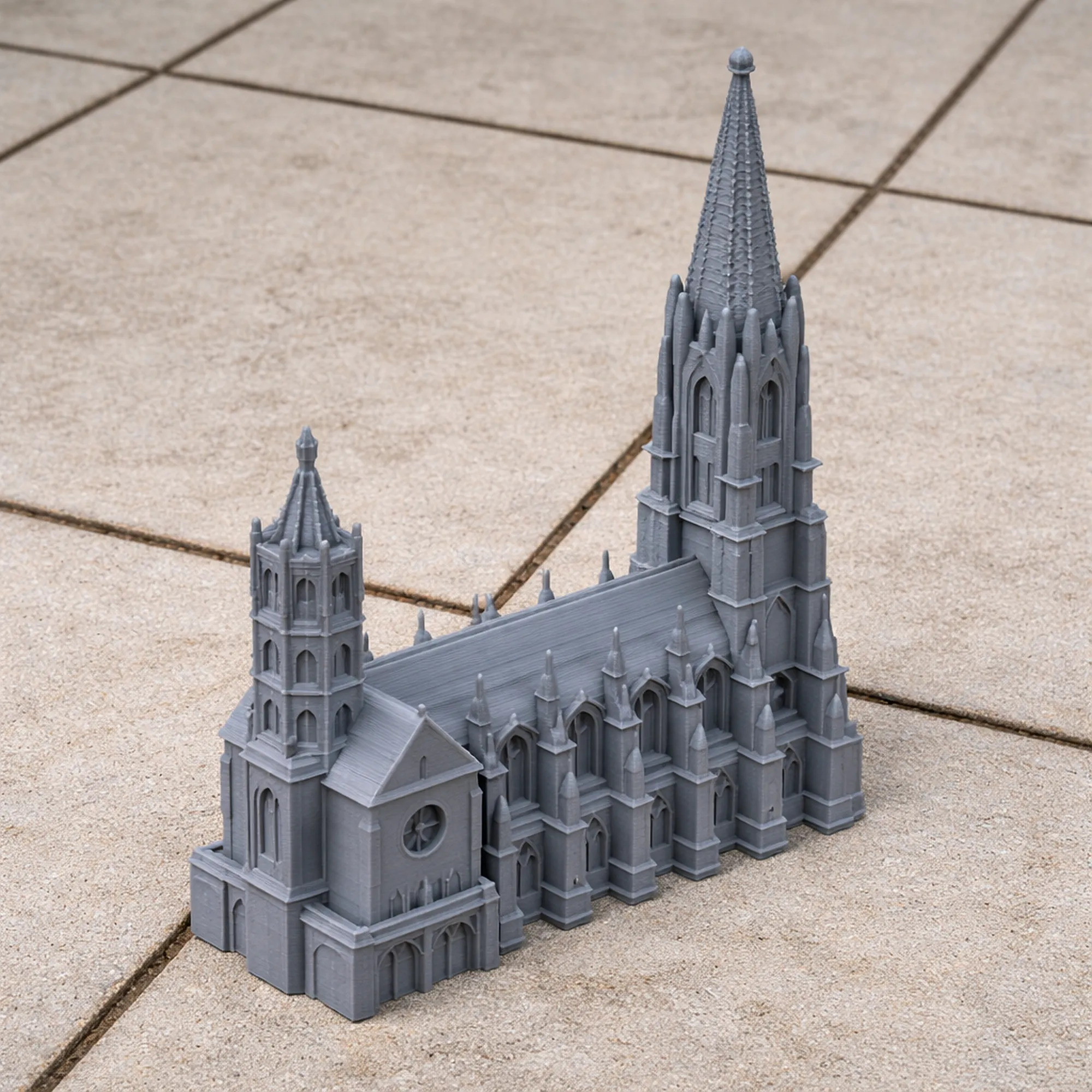 Freiburg Minster 3D Model .c4d .max .obj .3ds .fbx .stl .blend 