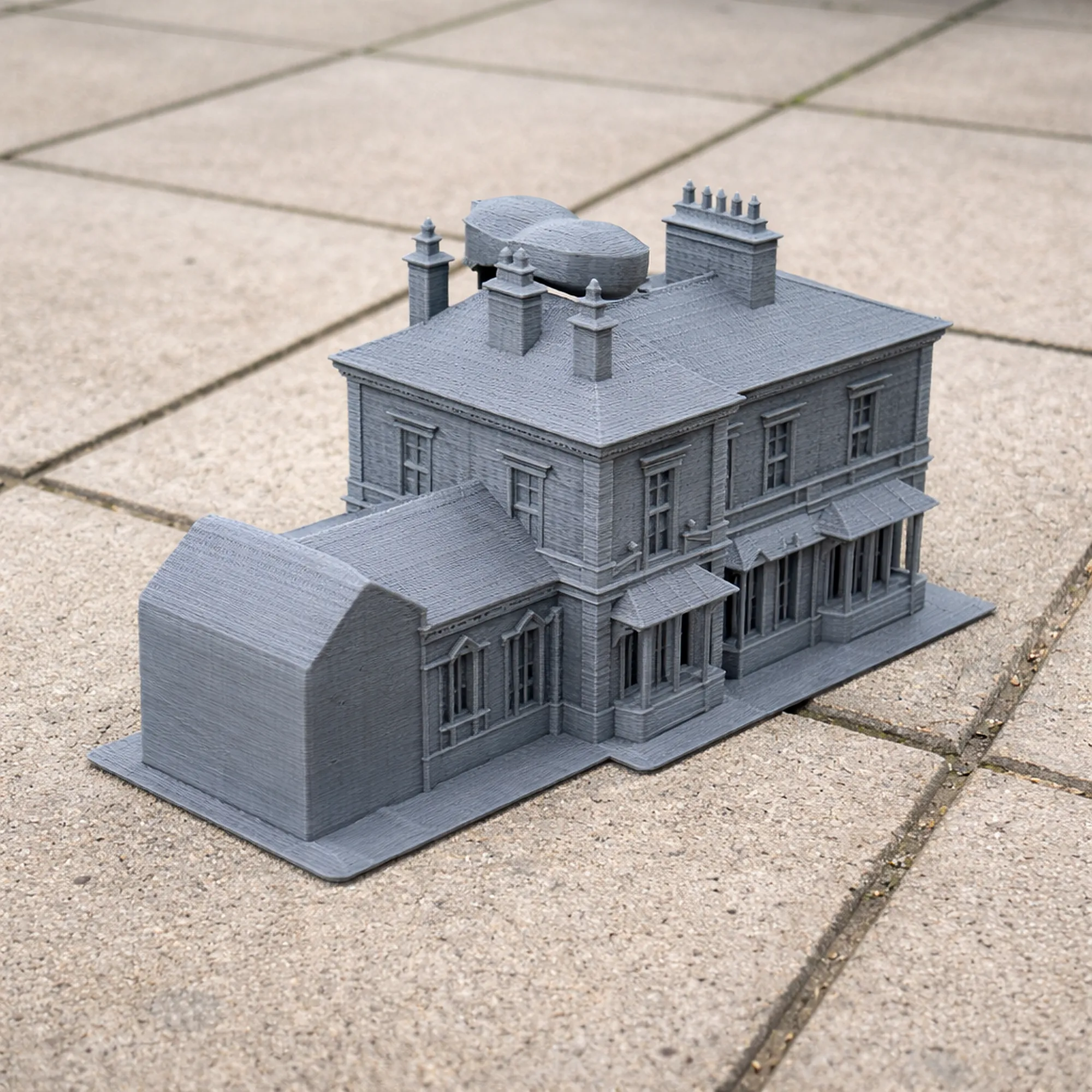 Frodsham Castle 3D Model .c4d .max .obj .3ds .fbx .stl .blend 