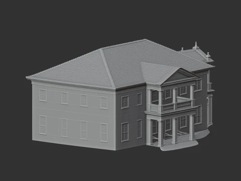 Georgian architecture 3D Model
