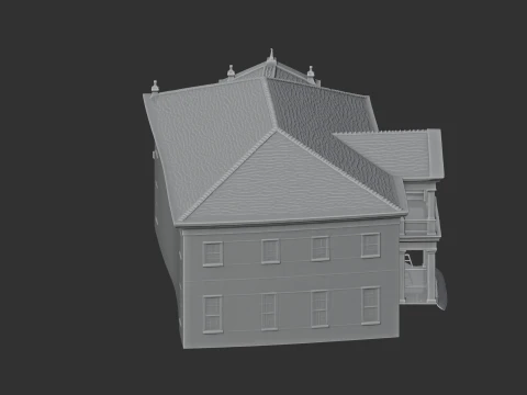 Georgian architecture 3D Model