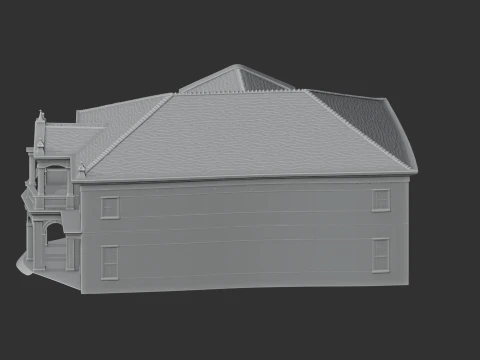 Georgian architecture 3D Model