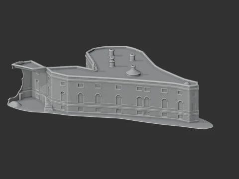 Gilling Castle 3D Model