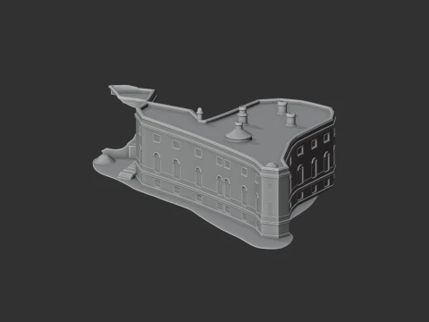 Gilling Castle 3D Model