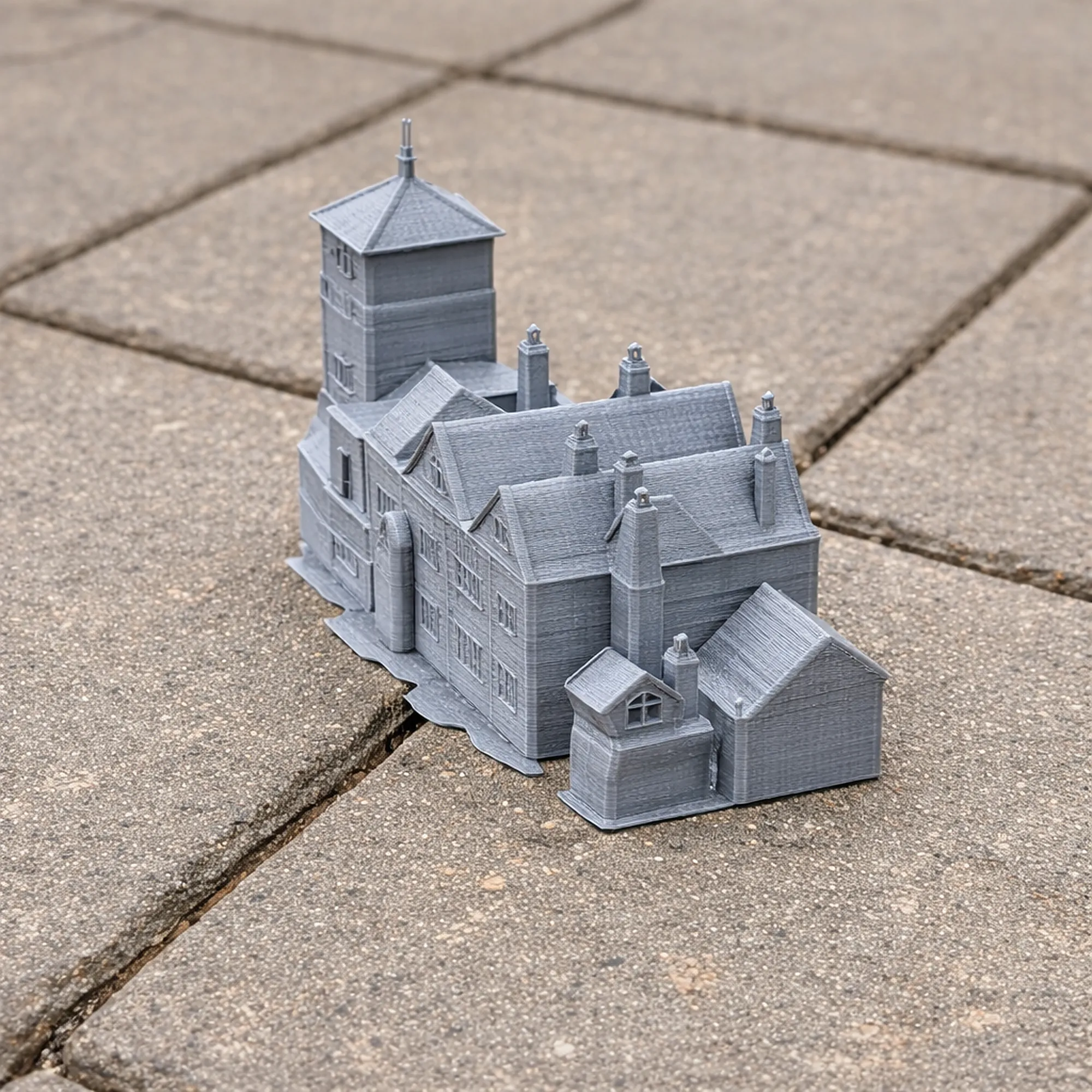 Groby Castle 3D Model .c4d .max .obj .3ds .fbx .stl .blend 