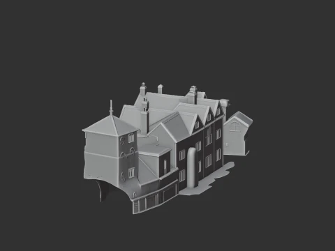 Groby Castle 3D Model