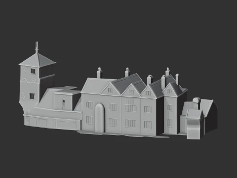 Groby Castle 3D Model