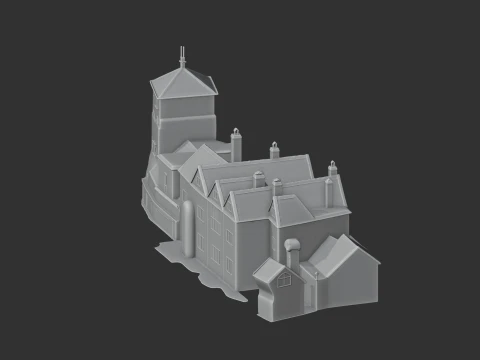 Groby Castle 3D Model