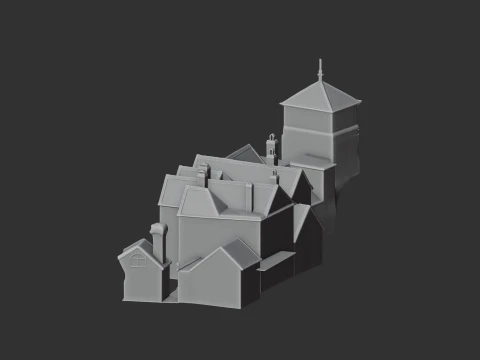 Groby Castle 3D Model
