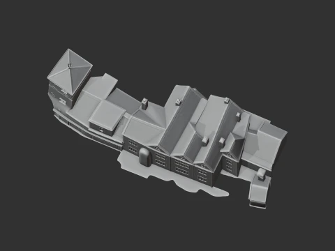 Groby Castle 3D Model