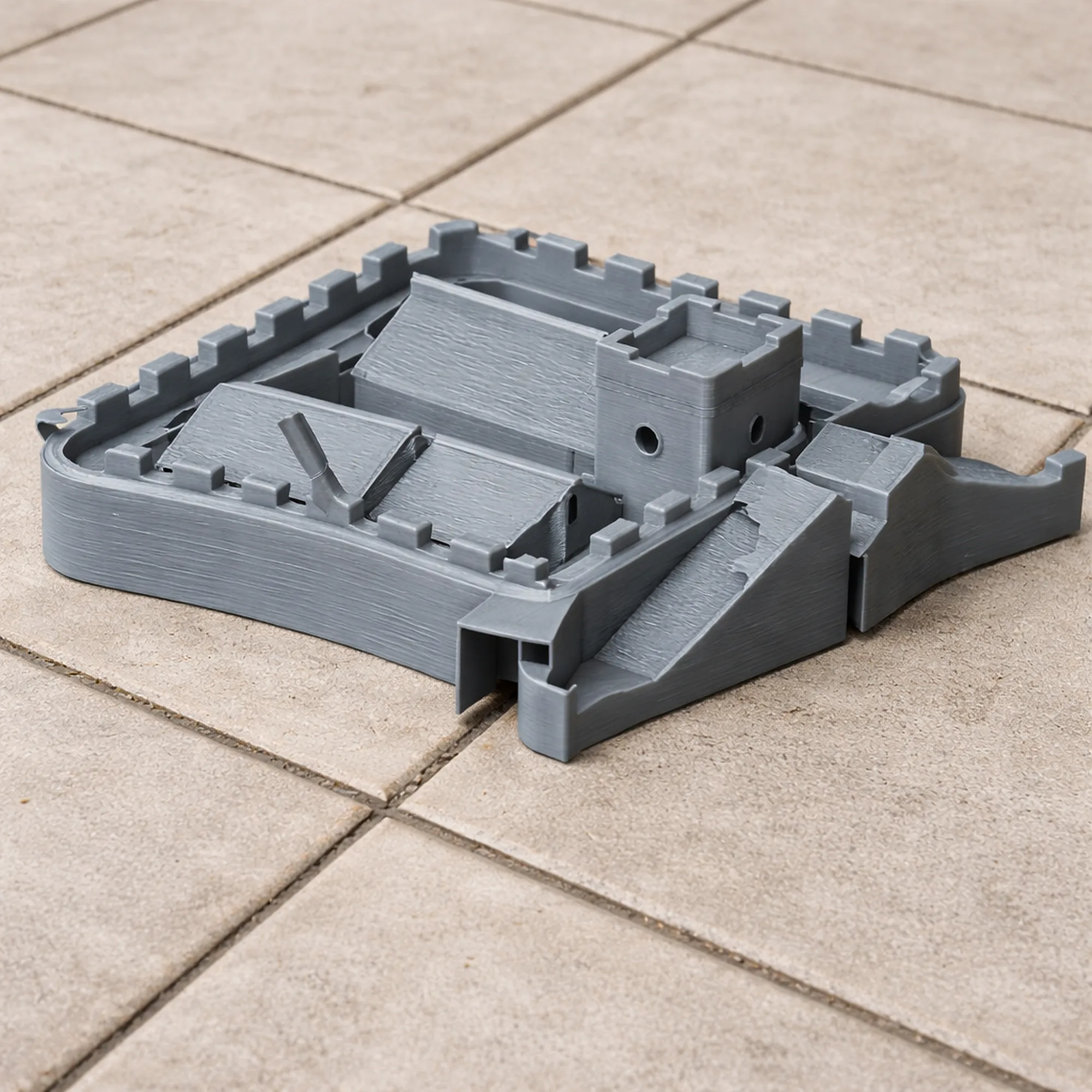 Hadrians Wall 3D Model .c4d .max .obj .3ds .fbx .stl .blend 