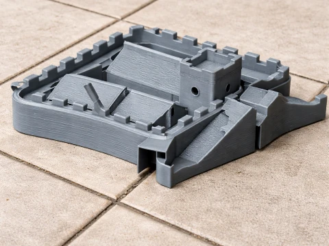 Hadrians Wall 3D Model