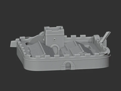 Hadrians Wall 3D Model