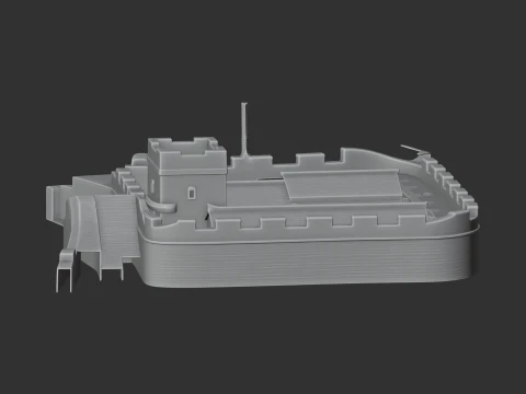 Hadrians Wall 3D Model